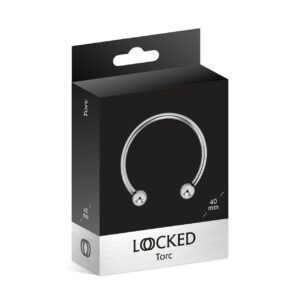 Pierścień Torc ze stali nierdzewnej 40 MM (Size: T3)