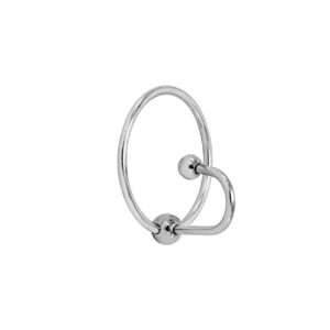 Pierścień na żołądź, który zatrzymuje spermę, wykonany ze stali nierdzewnej 35 MM (Size: T1)