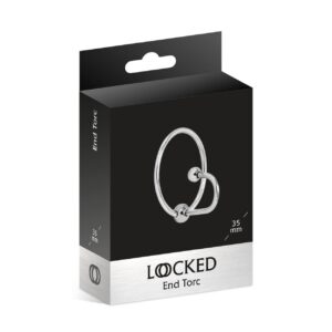 Pierścień na żołądź, który zatrzymuje spermę, wykonany ze stali nierdzewnej 35 MM (Size: T1)