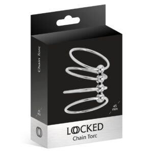 Pierścień na penisa Chain Torc od marki Locked 45 MM (Size: T2)