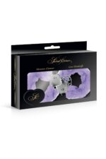 Fioletowe kajdanki z futerkiem