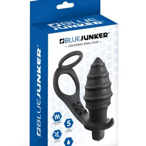 PROSTATE STIMULATOR COCKRING PLUG AP071 BLACK