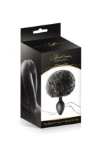 BLACK POMPOM ANAL PLUG