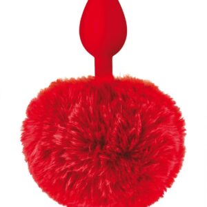 RED POMPOM ANAL PLUG