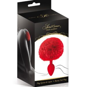 RED POMPOM ANAL PLUG