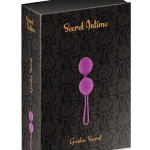 KULKI GEJSZY - SECRET INTIME – Kulki Dopochwowe do Treningu Mięśni Miednicy i Stymulacji