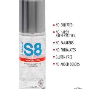 S8 WB Warming Lube 125ml Warming