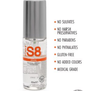 Żel analny S8 WB Anal Lube 50ml Natural
