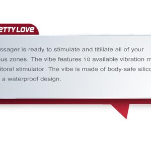 PRETTY LOVE – IMPULSE - Elegancki masażer dla intensywnych doznań