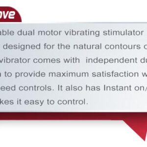 PRETTY LOVE – HONEY - Ergonomiczny podwójny stymulator