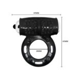 Wibrujący Pierścień Erekcyjny z 10 Funkcjami BAILE POWER RING