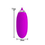 PRETTY LOVE - JOANNA, USB, 12 Funkcji – Małe Jajko Wibracyjne z Pilotem
