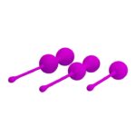 PRETTY LOVE - KEGEL BALL PURPLE – Zestaw Kulek Dopochwowych do Treningu Mięśni Intymnych