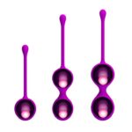 PRETTY LOVE - KEGEL BALL PURPLE – Zestaw Kulek Dopochwowych do Treningu Mięśni Intymnych