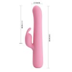 PRETTY LOVE - JULIAN – Wibrator z Podwójną Stymulacją i Funkcją Rotacji