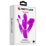 Pretty Love - Thrill Kit – Zestaw Wibratorów z Nasadkami