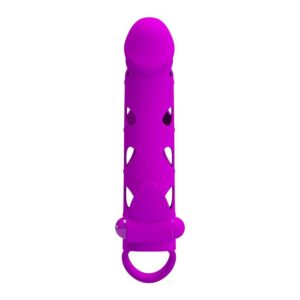 Nakładka na penisa PRETTY LOVE - Vibrating Penis Sleeve with Ball Strap
