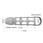 Nakładka na penisa PRETTY LOVE - Penis Sleeve with Ball Strap