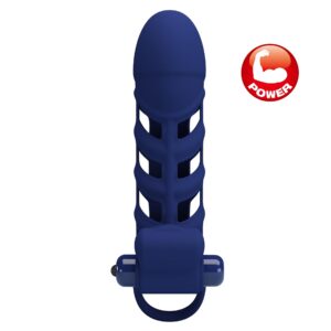 Nakładka na penisa PRETTY LOVE - Powerful ring, 10 vibration functions