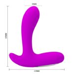Wibrujący Masażer Prostaty PRETTY LOVE - BACKIE 30 FUNCTION