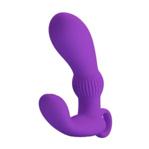 Wibrujący Masażer Prostaty PRETTY LOVE - Cayla purple, 12 vibration functions Memory function