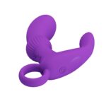 Wibrujący Masażer Prostaty PRETTY LOVE - Cayla purple, 12 vibration functions Memory function