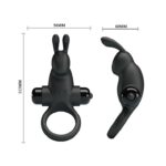 PRETTY LOVE - VIBRANT PENIS RING I Silikonowy pierścień