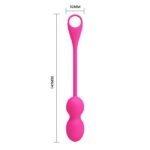 Wibrujące Kulki Kegla Pretty Love 12 ELVIRA Pink- Kegel balls