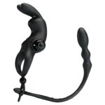 PRETTY LOVE - VIBRATION PENIS SLEEVE V Silikonowy pierścień 10 wibracji