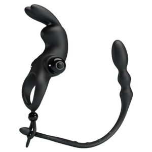 PRETTY LOVE - VIBRATION PENIS SLEEVE V Silikonowy pierścień 10 wibracji