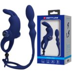 PRETTY LOVE - Powerful ring, Silikonowy pierścień 10 wibracji