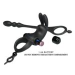 PRETTY LOVE - VIBRATION PENIS SLEEVE V Silikonowy pierścień 10 wibracji