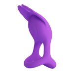 PRETTY LOVE - VIBRANT PENIS RING SILAS Black, 7 wibracji