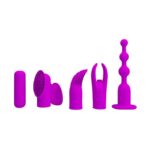 PRETTY LOVE - TOYS COLLECTION 4 IN 1 – Zestaw z Wibracyjną Kulą i Czterema Dodatkowymi Nasadkami