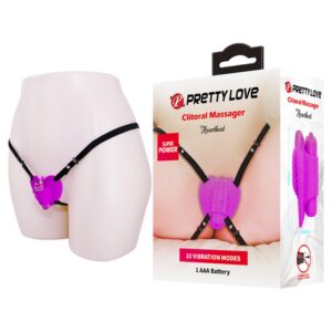 Stymulator Łechtaczki z Funkcją Heartbeat – Pretty Love (10 Trybów)