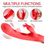 Wibrator Motylek z Ruchomym Języczkiem – Butterfly Dual Flicking Vibrator