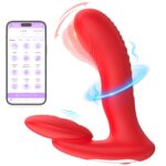 Inteligentny Wibrator Silikonowy z Funkcją Palca i Podgrzewaniem (Sterowany Aplikacją)