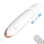 Podgrzewane wibrujące jajko EGG USB 7 vibration and thrust functions / Remote control White