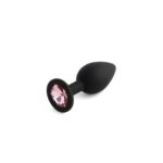 Zestaw korków analnych Jewellery - Silicone PLUG - Black