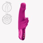 Wibrator typu Rabbit ze Skrzydełkami Wicked Angel pink