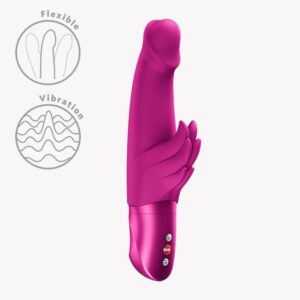 Wibrator typu Rabbit ze Skrzydełkami Wicked Angel pink