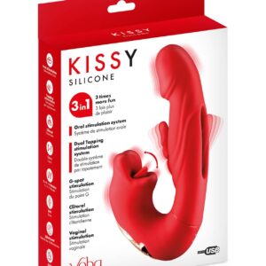 Wielofunkcyjny Wibrator Króliczek – Kissy 3-in-1 Rabbit Vibrator