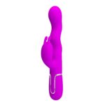 Falujący Wibrator Króliczek – Pretty Love Laursen Purple