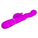 Falujący Wibrator Króliczek – Pretty Love Laursen Purple