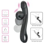 Wibrator Króliczek z Spiralną Główką – Pretty Love Romance Selma Snail Rabbit (Black)